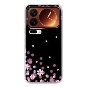 Чохол для Xiaomi 17 Про - з принтом (Дизайнерські) (AlphaPrint) (Квіти маленькі)