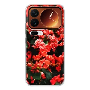 Чохли з квітами для Xiaomi 17 Pro (VPrint) (Квіти червоні)