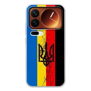 Украинские Чехлы для Xiaomi 17 Pro с картинкой УПА (AlphaPrint) (Прапор УПА)