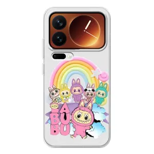 Чехол с Лабубу на Xiaomi 17 Pro (Фон Лабубу)