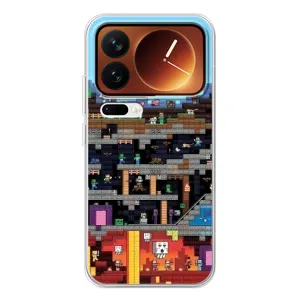 Чохол Майнкрафт на Xiaomi 17 Pro (AlphaPrint) Minecraft (фон Minecraft)