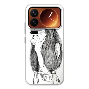 Чохол з друком для Xiaomi 17 Pro - (Мода) (AlphaPrint) (Фото дівчини)