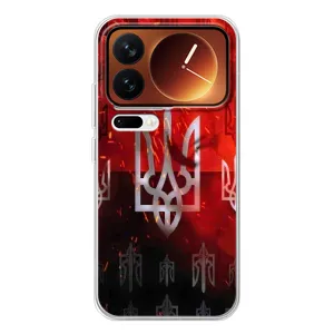 Украинские Чехлы для Xiaomi 17 Pro с картинкой УПА (AlphaPrint) (ГЕРБ УПА)