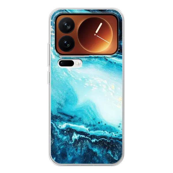 Чехол с принтом «Голубой мрамор» для Xiaomi 17 Pro Чехол с принтом «Голубой мрамор» для Xiaomi 17 Pro