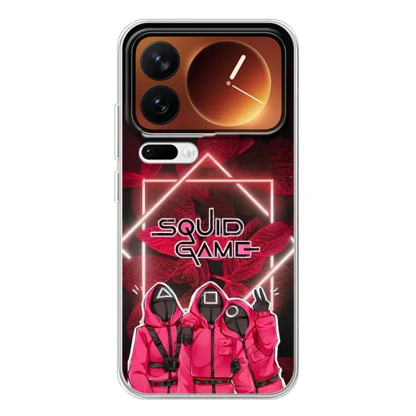 Чехол с принтом «Охранники Игра кальмара» для Xiaomi 17 Pro Чехол с принтом «Охранники Игра кальмара» для Xiaomi 17 Pro