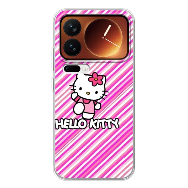 Чохол з принтом «Hello Kytty» для Xiaomi 17 Pro Чохол з принтом «Hello Kytty» для Xiaomi 17 Pro