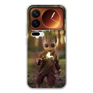 Чохол МАРВЕЛ для Xiaomi 17 Про (AlphaPrint) (I am Groot)
