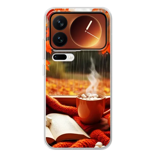 Чехол с принтом «Кофе и дождь» для Xiaomi 17 Pro Чехол с принтом «Кофе и дождь» для Xiaomi 17 Pro