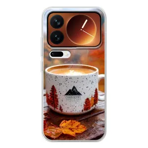 Чехол с уникальным дизайном «Осень с кофе» для Xiaomi 17 Pro (Кофе на природе)