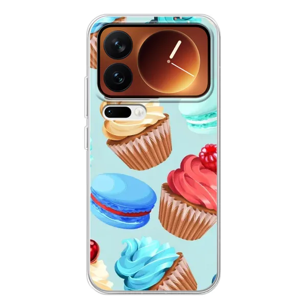 Чохол з принтом «Кексики» для Xiaomi 17 Pro