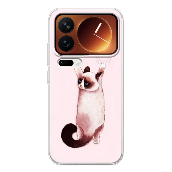 Чехол с принтом «Котик падает» для Xiaomi 17 Pro