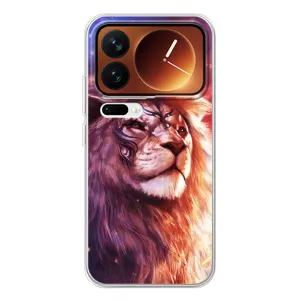 Чохол з картинкою ЛЕВ для Xiaomi 17 Pro (VPrint) (Красочний Лев)