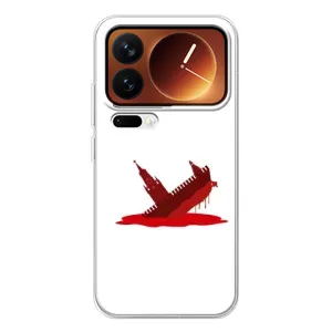 Чехол с принтом (Русский корабль...) для Xiaomi 17 Про (AlphaPrint) (Кремлівський Корабель)