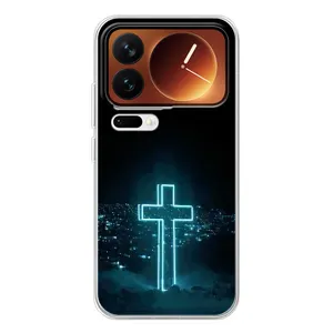 Християнські Чохли для Xiaomi 17 Pro (AlphaPrint) (Хрест і місто)