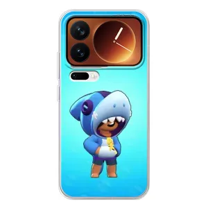 Чехол для Xiaomi 17 Pro Бравл Старс (VPrint) (Леон акула)