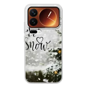 Новорічні, Святкові Чохли для Xiaomi 17 Pro - 2024 год (Let it snow)