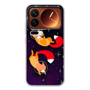 Чохли з картинкою Лисичка для Xiaomi 17 Pro (VPrint) (Лисички космонавти)