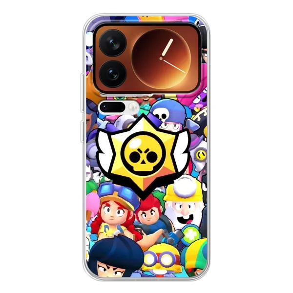 Чехол с принтом «Лого Brawl Stars» для Xiaomi 17 Pro