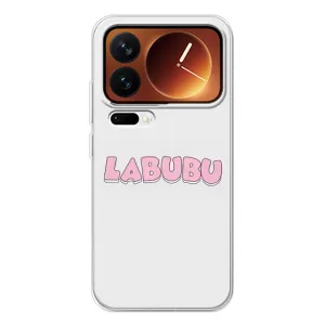 Чехол с Лабубу на Xiaomi 17 Pro (Лого Лабубу)