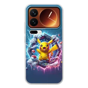 Чехол с Пикачу на Xiaomi 17 Pro (Лого Пикачу)
