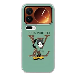 Чохли Луі Вітон для Xiaomi 17 Pro (AlphaPrint - LOUIS VUITTON) (Міккі Маус LV)