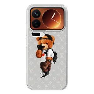 Бренднові Чохли для Xiaomi 17 Pro - (PREMIUMPrint) (Ведмедик Луі)