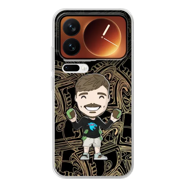 Чохол з принтом «Mister Beast» для Xiaomi 17 Pro