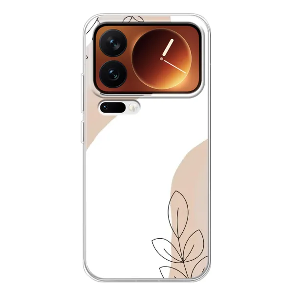 Чехол с принтом «Нюдовая веточка абстракция» для Xiaomi 17 Pro