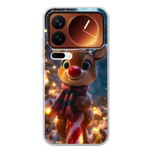 Яскравий чохол для Xiaomi 17 Pro з Зимові Оленята