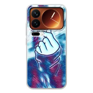 Чохол з принтом для Xiaomi 17 Pro (AlphaPrint - Знак сердечка)