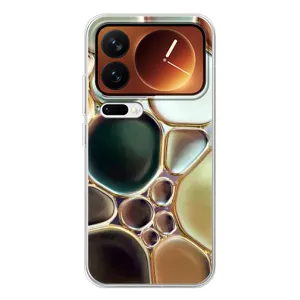 Мраморний чехол на Xiaomi 17 Pro (VPrint) (Радужний Мрамор)
