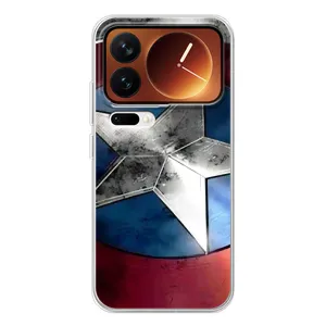 Чохол МАРВЕЛ для Xiaomi 17 Про (AlphaPrint) (Щит Капітана Америки)