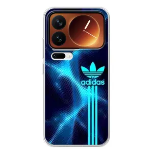 Чохли Адидас для Xiaomi 17 Pro (AlphaPrint) (Синій Адідас)