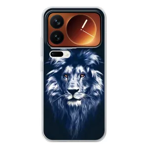 Чохол з картинкою ЛЕВ для Xiaomi 17 Pro (VPrint) (Синій Лев)