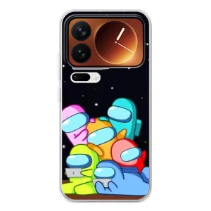 Чохли Амонг Ас для Xiaomi 17 Pro (AlphaPrint) (Скіни в космосі)