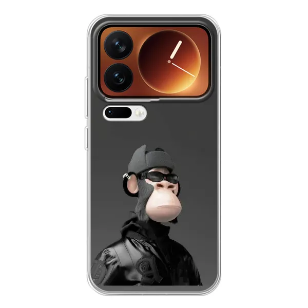 Чехол с принтом «стильная обезьяна NFT» для Xiaomi 17 Pro