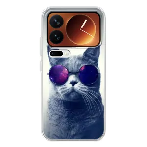 Чохол з принтом для Xiaomi 17 Pro (AlphaPrint) Модні коти