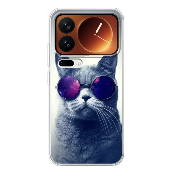 Чехол с принтом «Стильный кот» для Xiaomi 17 Pro