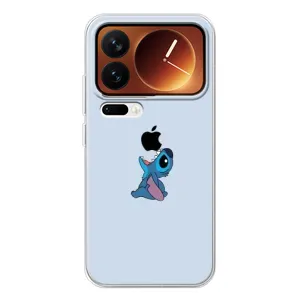 Чохол з принтом Стіч на Xiaomi 17 Pro (Stitch apple)