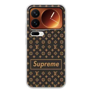 Чеохол для Xiaomi 17 Pro з картинкою Supreme (AlphaPrint) (Supreme LV)
