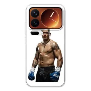 Чехол с картинкой Александр Усик для Xiaomi 17 Pro (Усик на белом)