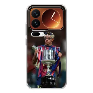 Чохол з футболістом Ламін Ямаль Xiaomi 17 Pro (Ямаль з кубком)