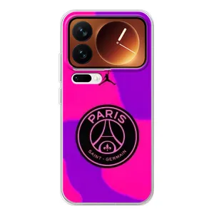 Чохли PSG для Xiaomi 17 Pro (AlphaPrint) (яскравий ПСЖ)