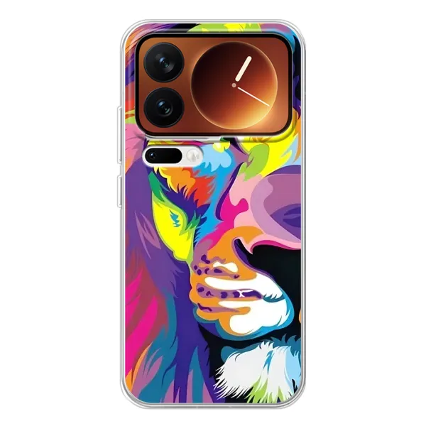 Чохол з принтом «Яскравий Лев» для Xiaomi 17 Pro