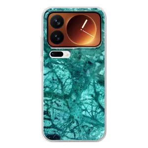 Мраморний чехол на Xiaomi 17 Pro (VPrint) (Зелений мрамор)