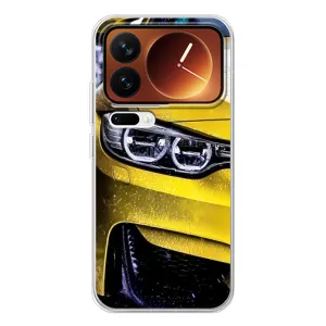 Чохли з Машинами на Xiaomi 17 Про (VPrint) (Жовта машина)