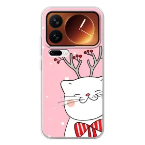 Новорічні Чохли для Xiaomi 17 Про (VPrint) (Зимовий кіт)