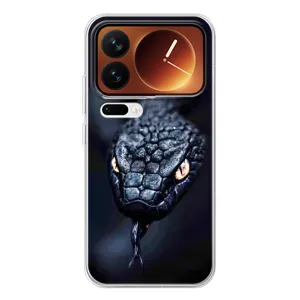 Чохол з картинкою 'Хижаки' для Xiaomi 17 Pro (Чорна змія)