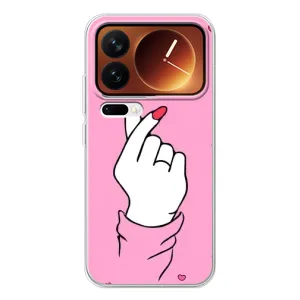 Чохол з принтом для Xiaomi 17 Pro (AlphaPrint - Знак сердечка) (Знак Love)