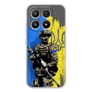 Чехлы с картинкой ЗСУ для Xiaomi 17 (AlphaPrint) (АРТ солдат)